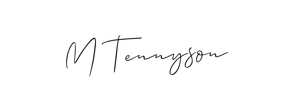 Once you've used our free online signature maker to create your best signature Allison_Script style, it's time to enjoy all of the benefits that M Tennyson name signing documents. M Tennyson signature style 2 images and pictures png