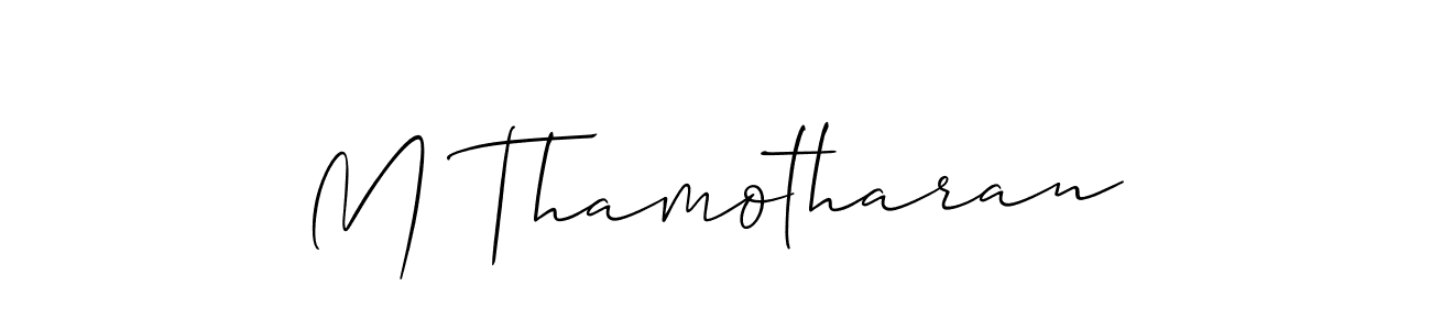 Make a beautiful signature design for name M Thamotharan. Use this online signature maker to create a handwritten signature for free. M Thamotharan signature style 2 images and pictures png