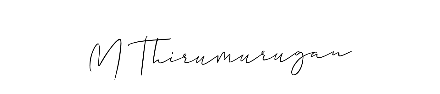 Best and Professional Signature Style for M Thirumurugan. Allison_Script Best Signature Style Collection. M Thirumurugan signature style 2 images and pictures png