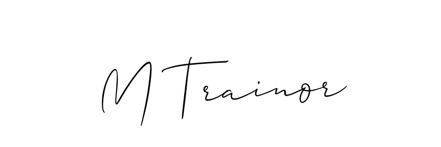 Here are the top 10 professional signature styles for the name M Trainor. These are the best autograph styles you can use for your name. M Trainor signature style 2 images and pictures png