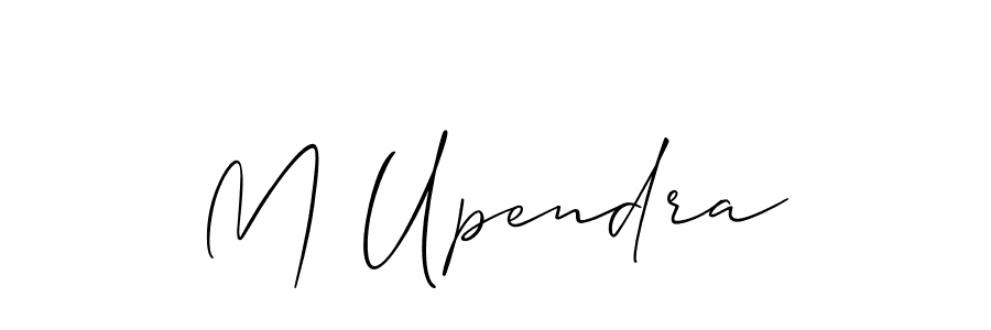 Once you've used our free online signature maker to create your best signature Allison_Script style, it's time to enjoy all of the benefits that M Upendra name signing documents. M Upendra signature style 2 images and pictures png