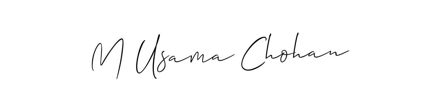 Here are the top 10 professional signature styles for the name M Usama Chohan. These are the best autograph styles you can use for your name. M Usama Chohan signature style 2 images and pictures png