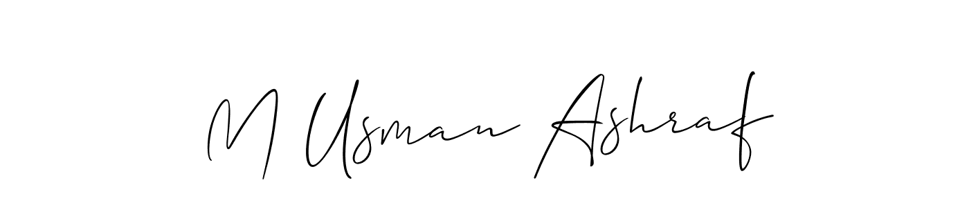 Best and Professional Signature Style for M Usman Ashraf. Allison_Script Best Signature Style Collection. M Usman Ashraf signature style 2 images and pictures png