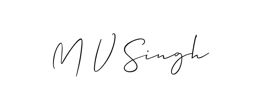 You can use this online signature creator to create a handwritten signature for the name M V Singh. This is the best online autograph maker. M V Singh signature style 2 images and pictures png