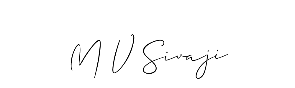 Here are the top 10 professional signature styles for the name M V Sivaji. These are the best autograph styles you can use for your name. M V Sivaji signature style 2 images and pictures png