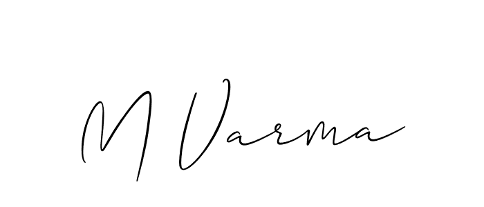 It looks lik you need a new signature style for name M Varma. Design unique handwritten (Allison_Script) signature with our free signature maker in just a few clicks. M Varma signature style 2 images and pictures png