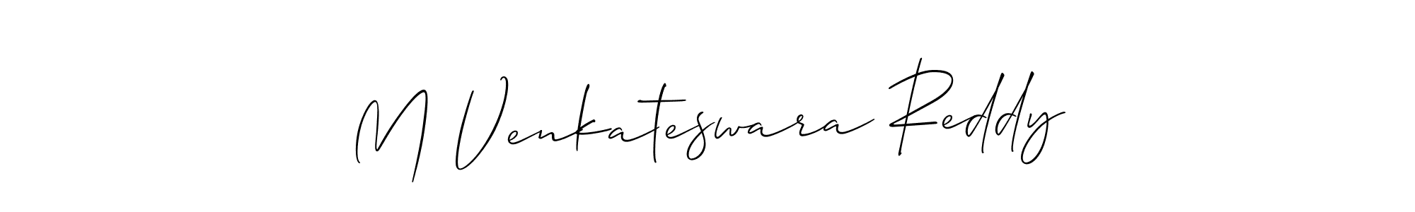 You should practise on your own different ways (Allison_Script) to write your name (M Venkateswara Reddy) in signature. don't let someone else do it for you. M Venkateswara Reddy signature style 2 images and pictures png