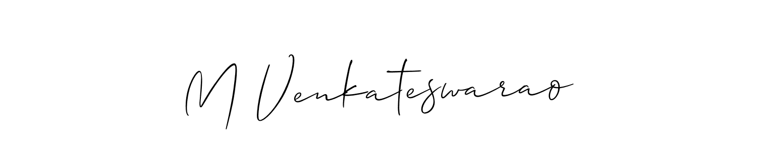 Also You can easily find your signature by using the search form. We will create M Venkateswarao name handwritten signature images for you free of cost using Allison_Script sign style. M Venkateswarao signature style 2 images and pictures png