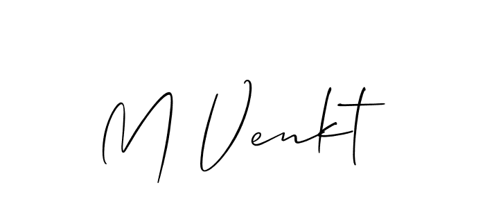 Also You can easily find your signature by using the search form. We will create M Venkt name handwritten signature images for you free of cost using Allison_Script sign style. M Venkt signature style 2 images and pictures png