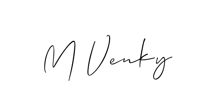 Make a short M Venky signature style. Manage your documents anywhere anytime using Allison_Script. Create and add eSignatures, submit forms, share and send files easily. M Venky signature style 2 images and pictures png