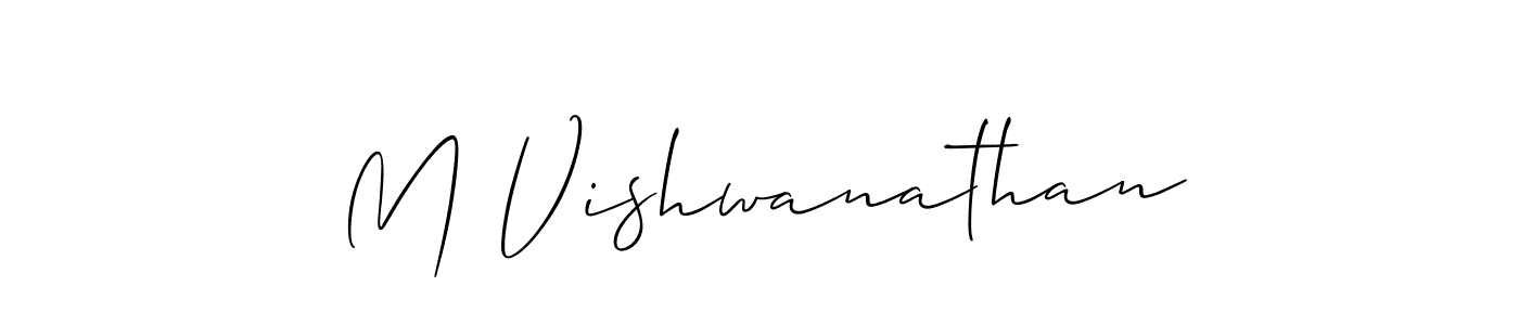 Make a short M Vishwanathan signature style. Manage your documents anywhere anytime using Allison_Script. Create and add eSignatures, submit forms, share and send files easily. M Vishwanathan signature style 2 images and pictures png