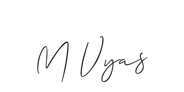 Check out images of Autograph of M Vyas name. Actor M Vyas Signature Style. Allison_Script is a professional sign style online. M Vyas signature style 2 images and pictures png