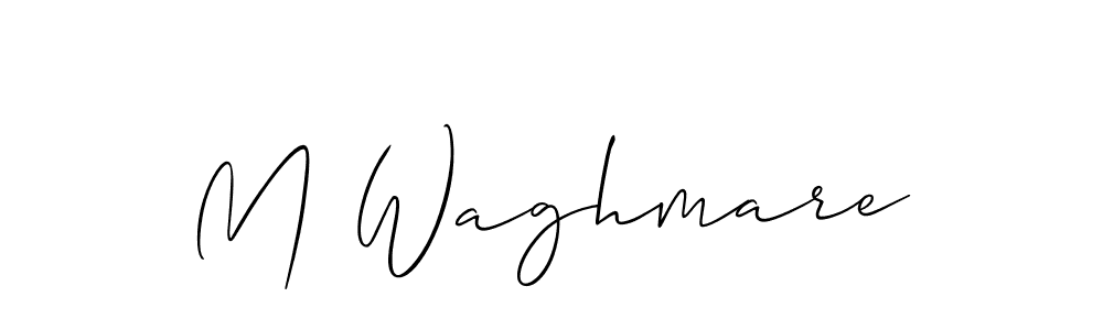 M Waghmare stylish signature style. Best Handwritten Sign (Allison_Script) for my name. Handwritten Signature Collection Ideas for my name M Waghmare. M Waghmare signature style 2 images and pictures png