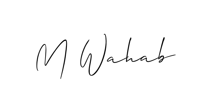 Check out images of Autograph of M Wahab name. Actor M Wahab Signature Style. Allison_Script is a professional sign style online. M Wahab signature style 2 images and pictures png