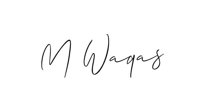 if you are searching for the best signature style for your name M Waqas. so please give up your signature search. here we have designed multiple signature styles  using Allison_Script. M Waqas signature style 2 images and pictures png