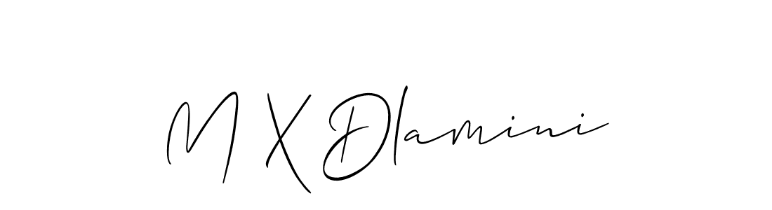 Also You can easily find your signature by using the search form. We will create M X Dlamini name handwritten signature images for you free of cost using Allison_Script sign style. M X Dlamini signature style 2 images and pictures png