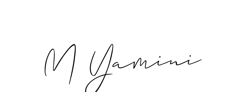 Once you've used our free online signature maker to create your best signature Allison_Script style, it's time to enjoy all of the benefits that M Yamini name signing documents. M Yamini signature style 2 images and pictures png