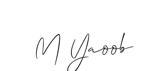 Once you've used our free online signature maker to create your best signature Allison_Script style, it's time to enjoy all of the benefits that M Yaoob name signing documents. M Yaoob signature style 2 images and pictures png