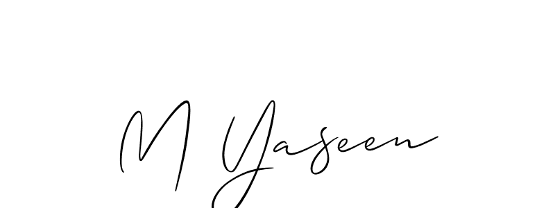 Once you've used our free online signature maker to create your best signature Allison_Script style, it's time to enjoy all of the benefits that M Yaseen name signing documents. M Yaseen signature style 2 images and pictures png