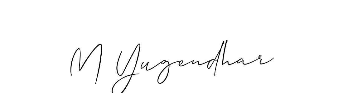 You can use this online signature creator to create a handwritten signature for the name M Yugendhar. This is the best online autograph maker. M Yugendhar signature style 2 images and pictures png