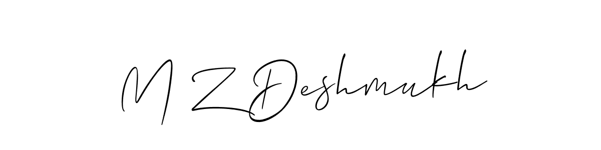 Here are the top 10 professional signature styles for the name M Z Deshmukh. These are the best autograph styles you can use for your name. M Z Deshmukh signature style 2 images and pictures png