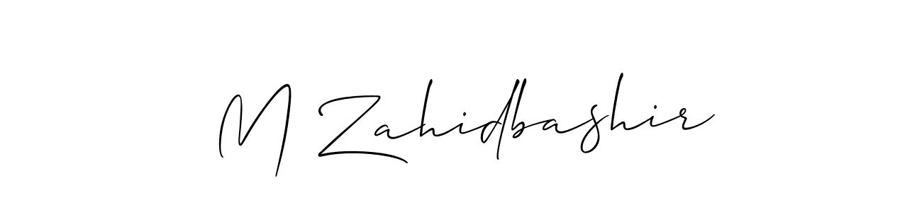 It looks lik you need a new signature style for name M Zahidbashir. Design unique handwritten (Allison_Script) signature with our free signature maker in just a few clicks. M Zahidbashir signature style 2 images and pictures png