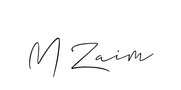 Once you've used our free online signature maker to create your best signature Allison_Script style, it's time to enjoy all of the benefits that M Zaim name signing documents. M Zaim signature style 2 images and pictures png