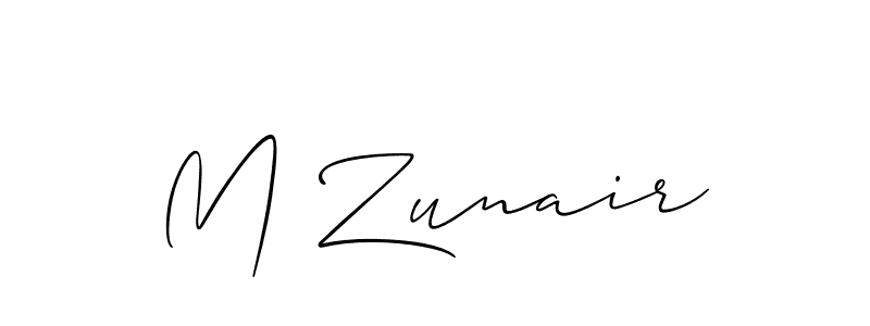 Here are the top 10 professional signature styles for the name M Zunair. These are the best autograph styles you can use for your name. M Zunair signature style 2 images and pictures png