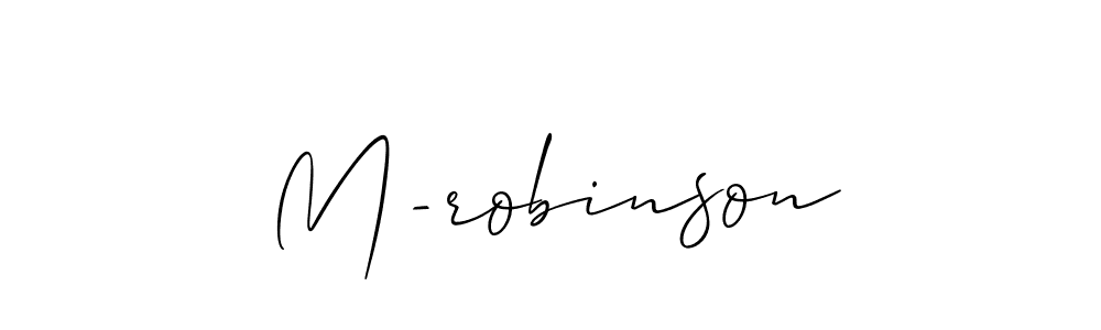 Also we have M-robinson name is the best signature style. Create professional handwritten signature collection using Allison_Script autograph style. M-robinson signature style 2 images and pictures png