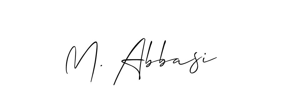 Make a beautiful signature design for name M. Abbasi. Use this online signature maker to create a handwritten signature for free. M. Abbasi signature style 2 images and pictures png