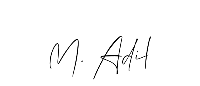 This is the best signature style for the M. Adil name. Also you like these signature font (Allison_Script). Mix name signature. M. Adil signature style 2 images and pictures png