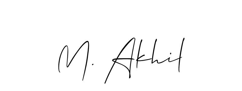 See photos of M. Akhil official signature by Spectra . Check more albums & portfolios. Read reviews & check more about Allison_Script font. M. Akhil signature style 2 images and pictures png