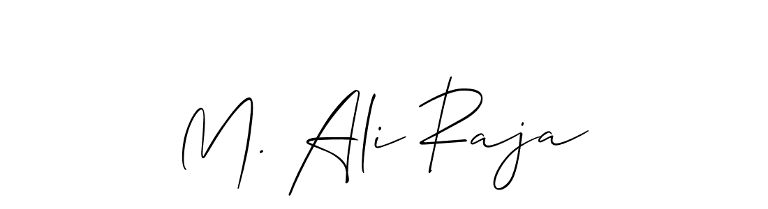 It looks lik you need a new signature style for name M. Ali Raja. Design unique handwritten (Allison_Script) signature with our free signature maker in just a few clicks. M. Ali Raja signature style 2 images and pictures png