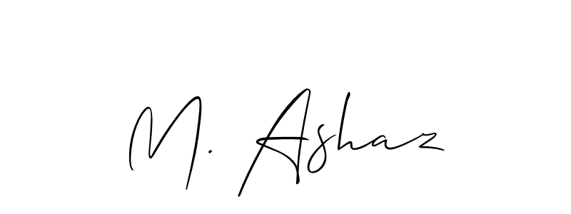 Make a beautiful signature design for name M. Ashaz. Use this online signature maker to create a handwritten signature for free. M. Ashaz signature style 2 images and pictures png