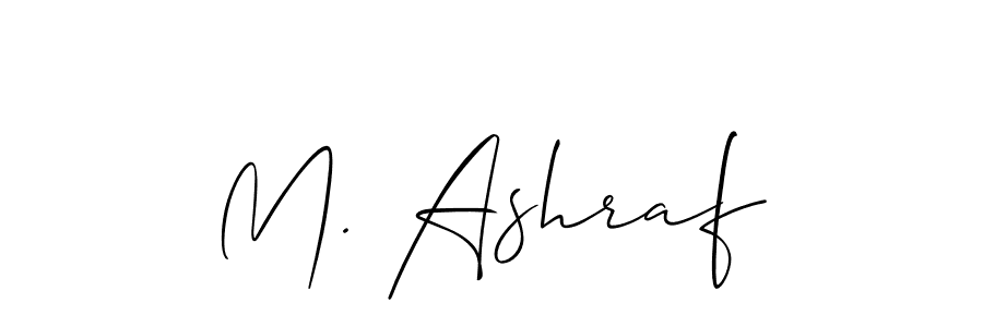 Best and Professional Signature Style for M. Ashraf. Allison_Script Best Signature Style Collection. M. Ashraf signature style 2 images and pictures png