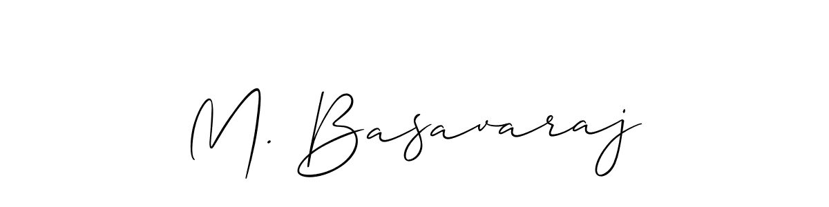 Also You can easily find your signature by using the search form. We will create M. Basavaraj name handwritten signature images for you free of cost using Allison_Script sign style. M. Basavaraj signature style 2 images and pictures png