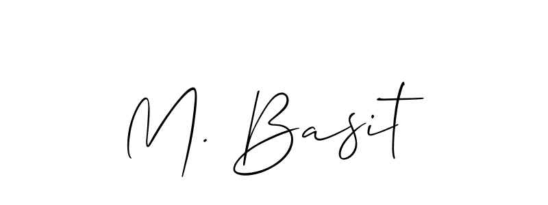 Make a beautiful signature design for name M. Basit. Use this online signature maker to create a handwritten signature for free. M. Basit signature style 2 images and pictures png