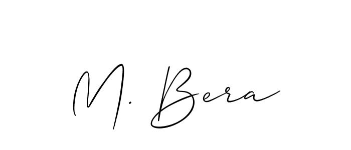 Best and Professional Signature Style for M. Bera. Allison_Script Best Signature Style Collection. M. Bera signature style 2 images and pictures png