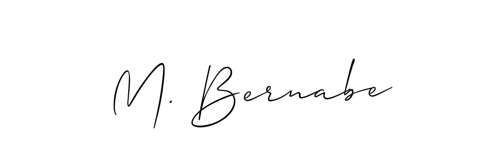 Also You can easily find your signature by using the search form. We will create M. Bernabe name handwritten signature images for you free of cost using Allison_Script sign style. M. Bernabe signature style 2 images and pictures png