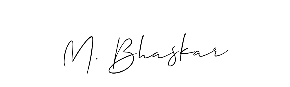 Once you've used our free online signature maker to create your best signature Allison_Script style, it's time to enjoy all of the benefits that M. Bhaskar name signing documents. M. Bhaskar signature style 2 images and pictures png