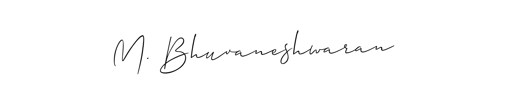 Once you've used our free online signature maker to create your best signature Allison_Script style, it's time to enjoy all of the benefits that M. Bhuvaneshwaran name signing documents. M. Bhuvaneshwaran signature style 2 images and pictures png