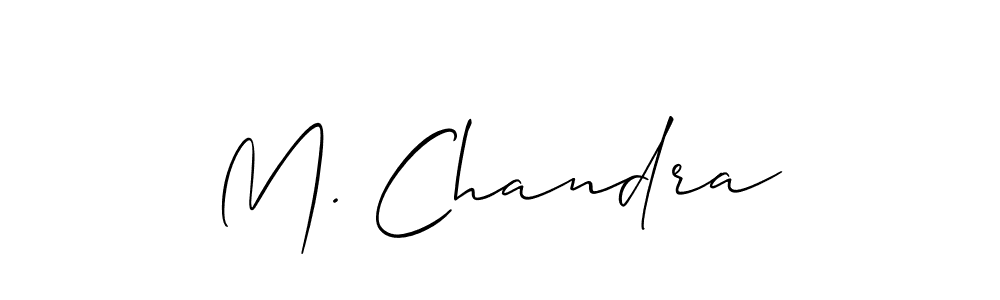 Similarly Allison_Script is the best handwritten signature design. Signature creator online .You can use it as an online autograph creator for name M. Chandra. M. Chandra signature style 2 images and pictures png