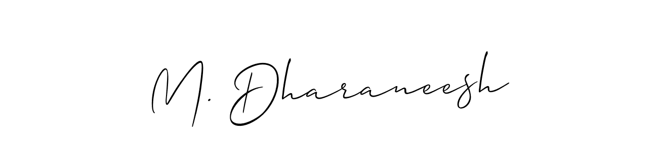 Make a beautiful signature design for name M. Dharaneesh. Use this online signature maker to create a handwritten signature for free. M. Dharaneesh signature style 2 images and pictures png