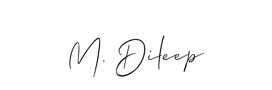 You can use this online signature creator to create a handwritten signature for the name M. Dileep. This is the best online autograph maker. M. Dileep signature style 2 images and pictures png