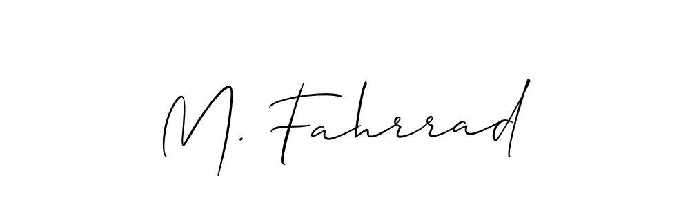 Make a beautiful signature design for name M. Fahrrad. Use this online signature maker to create a handwritten signature for free. M. Fahrrad signature style 2 images and pictures png