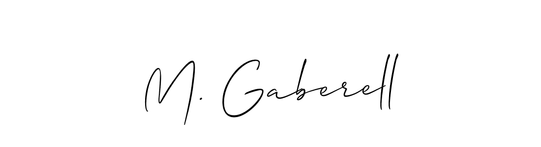 See photos of M. Gaberell official signature by Spectra . Check more albums & portfolios. Read reviews & check more about Allison_Script font. M. Gaberell signature style 2 images and pictures png