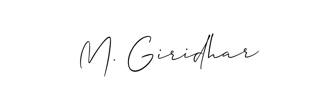 Here are the top 10 professional signature styles for the name M. Giridhar. These are the best autograph styles you can use for your name. M. Giridhar signature style 2 images and pictures png