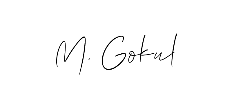 Here are the top 10 professional signature styles for the name M. Gokul. These are the best autograph styles you can use for your name. M. Gokul signature style 2 images and pictures png