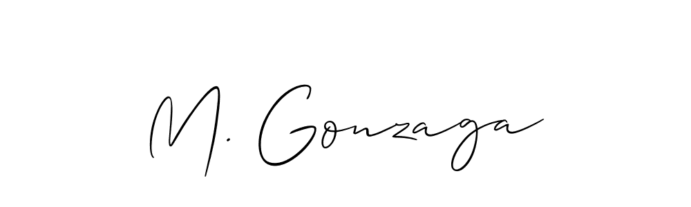 if you are searching for the best signature style for your name M. Gonzaga. so please give up your signature search. here we have designed multiple signature styles  using Allison_Script. M. Gonzaga signature style 2 images and pictures png