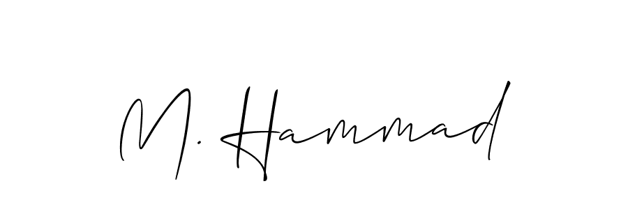 Make a beautiful signature design for name M. Hammad. Use this online signature maker to create a handwritten signature for free. M. Hammad signature style 2 images and pictures png